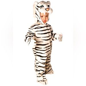 Child size white tiger costume - VGUC